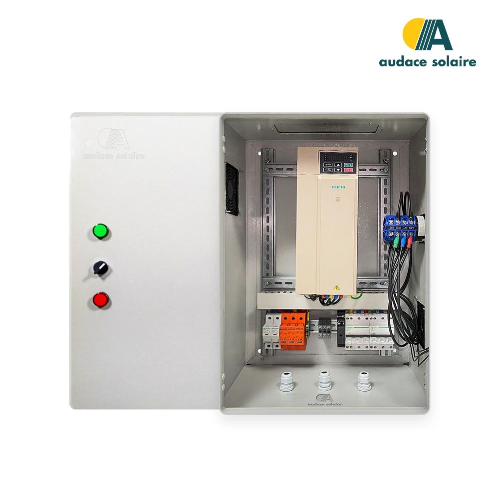 COFFRET 4KW +VARIATEUR VEICHI 4KW 380V