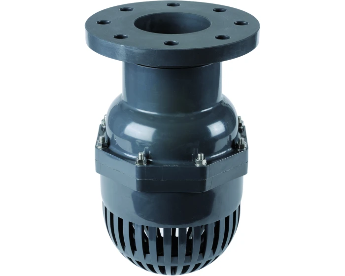 CLAPET CREPINE A BRIDE  PVC A COLLES DN160